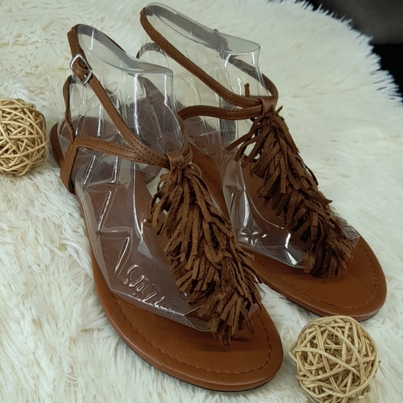 Bundle of 2 Brown Flat Wet Seal Strappy Sandals - Picture 3 of 11